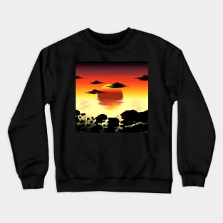 the last sunset Crewneck Sweatshirt